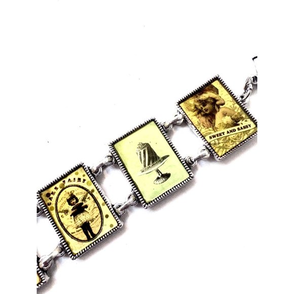 Classic Embellished CAKE Inspired Bracelet - Picture 2 of 3